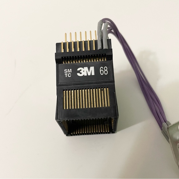 3M SM/TC 68 & 84 Pin PLCC IC Test Socket / Clip Adapter to DB9 Untested - Picture 9 of 10